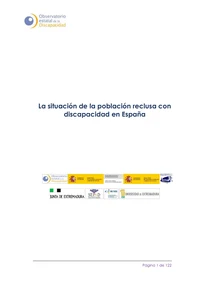 La situación de la población reclusa con discapacidad en España