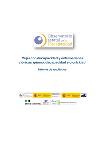 Mujer con discapacidad y enfermedades crónicas: género, discapacidad y cronicidad