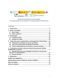 El envejecimiento de las personas con discapacidad en Extremadura