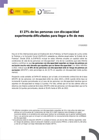 El 27 por ciento de las personas con discapacidad experimenta dificultades para llegar ...