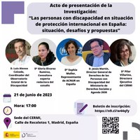 Acto de presentación de la Investigación