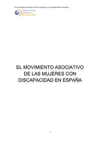 El movimiento asociativo de las mujeres con discapacidad en España
