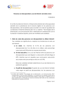 Personas con discapacidad y uso de internet: seis datos clave